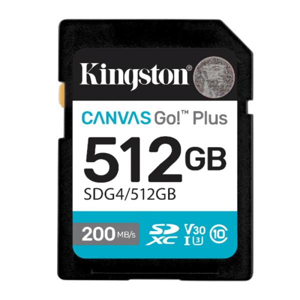 Memoria Kingston 512GB MicroSDXC Clase 10 U3 V30 A2
