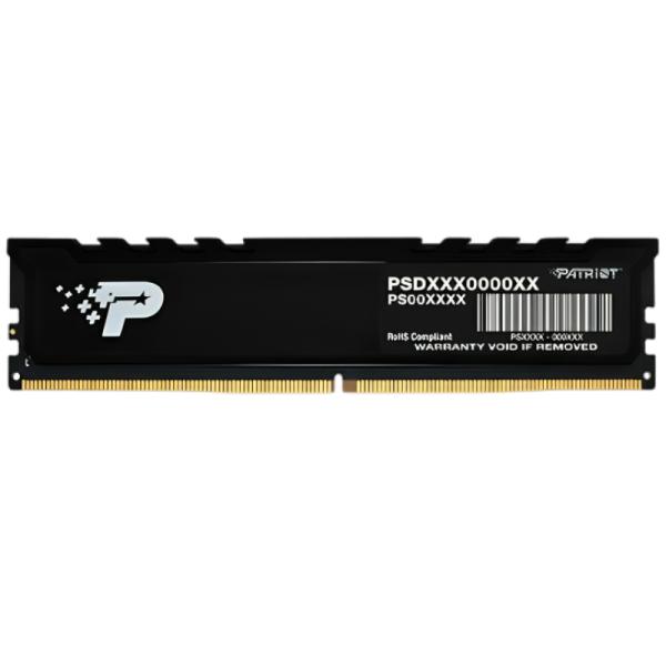 Memoria RAM Pc 8GB Patriot Psp58g520081h1 Udimm Single 5200mt/s DDR5 CL42 1.1v - Negro