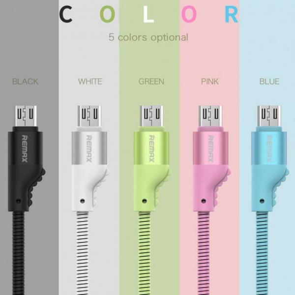 Cable USB Lightning RC-108I Camaroon Remax - Negro