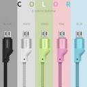 Cable USB Lightning RC-108I Camaroon Remax - Negro