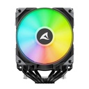 Enfriamiento de Aire RGB Sharkoon A60 Am5/lga1851 2x120mm 4044951042050 - Negro