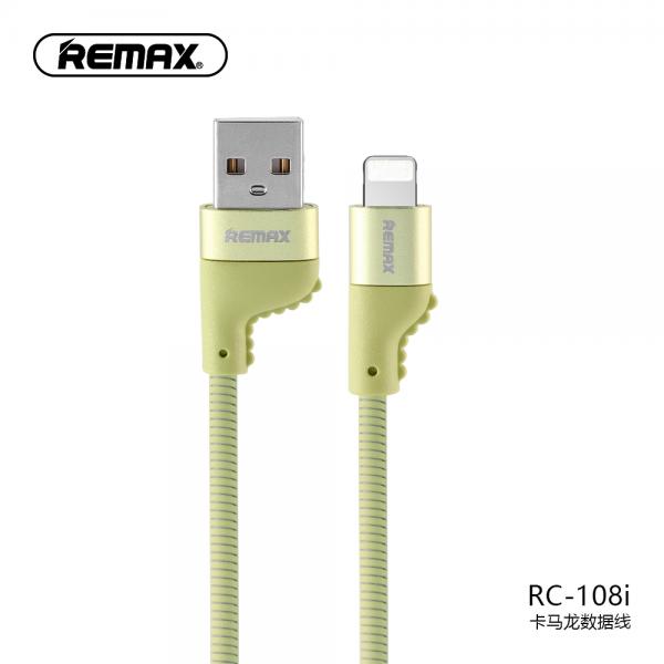 Cable USB Lightning RC-108I Camaroon Remax - Negro
