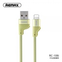 Cable USB Lightning RC-108I Camaroon Remax - Negro