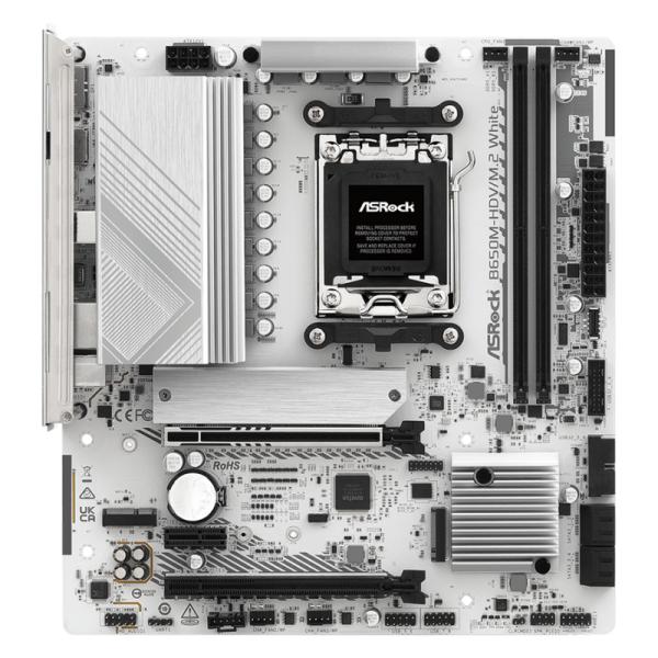 Tarjeta Madre Asrock B650m-hdv/m.2 White AM5 MICRO-ATX DDR5 - Blanco