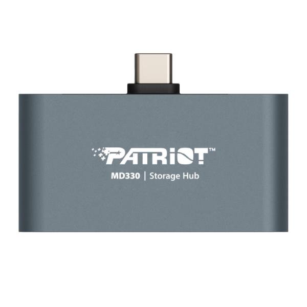 Hub con Almacenamiento Patriot Mobile MD330 USB-C 3.2 Gen 1 HDMI 4K 512GB Pmd512gh013 - Gris