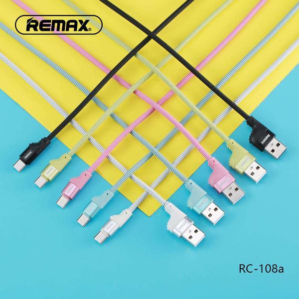 Cable USB Lightning RC-108I Camaroon Remax - Negro