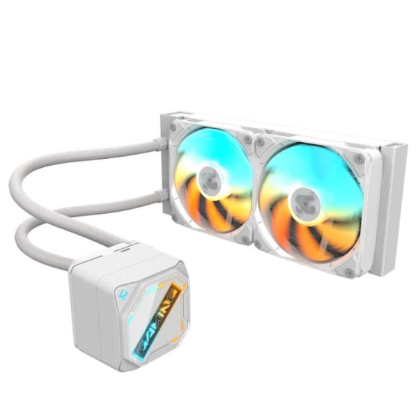 Enfriamiento Liquido RGB Gigabyte Gaming 240 Ice 2x120mm 240MM GP-GIGABYTE Gme 240I - Blanco