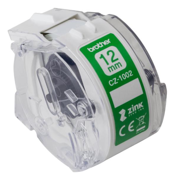 Rollo Etiquetas Brother CZ1002 Color Zero Ink 12mm x 5m
