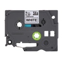 Cinta Laminada Brother TZE221 9mm x 8m Negro Sobre Blanco