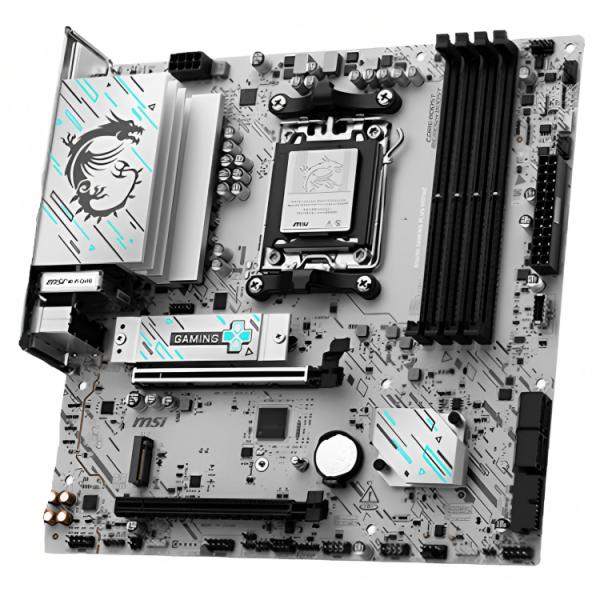 Tarjeta Madre Msi PRO B840M Gaming WIFI6E AM5 Micro Atx DDR5 911-7E76-001 - Negro/blanco