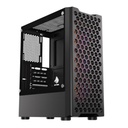 Case RGB Eagle Warrior Cg06z5ra002c Mid Tower Ventiladores 3 de 120MM con Vidrio Lateral y Malla Frontal - Negro