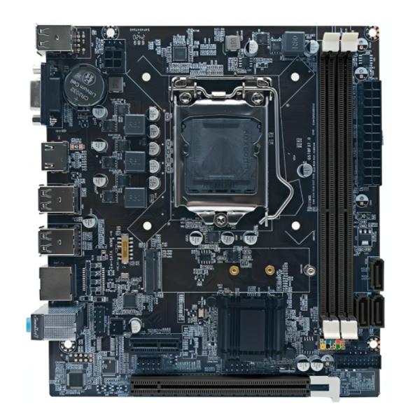 Tarjeta Madre Arktek AK-H61M el Vs LGA1155 Micro Atx DDR3 - Negro