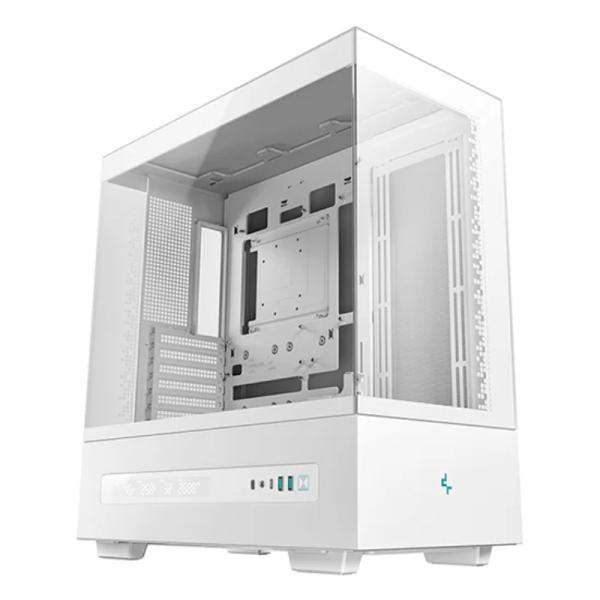 Case Deepcool CH690 Digital Wh Mid Tower Sin Ventilación Incluida con Vidrio Lateral R-CH690-WHNNA0D-G-1 - Blanco