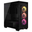 Case RGB Corsair Icue Link 3500X Mid Tower Ventiladores 3 de 120MM con Vidrio Lateral y Frontal CC-9011280-WW - Negro