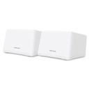 Router Mercusys Halo H47be(2-pack) (2-pack) BE9300 2.4 Ghz / 5 Ghz 3600 Mbps WI-FI 7 Mesh Halo H47be(2-pack) - Blanco
