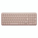Teclado Logitech K250 Compact Membrana Inalambrico Bluetooth Español 920-013447 - Rosado