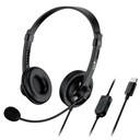 Headset Genius HS-230U Alámbrico USB-C 2.4m 31710021405 - Negro