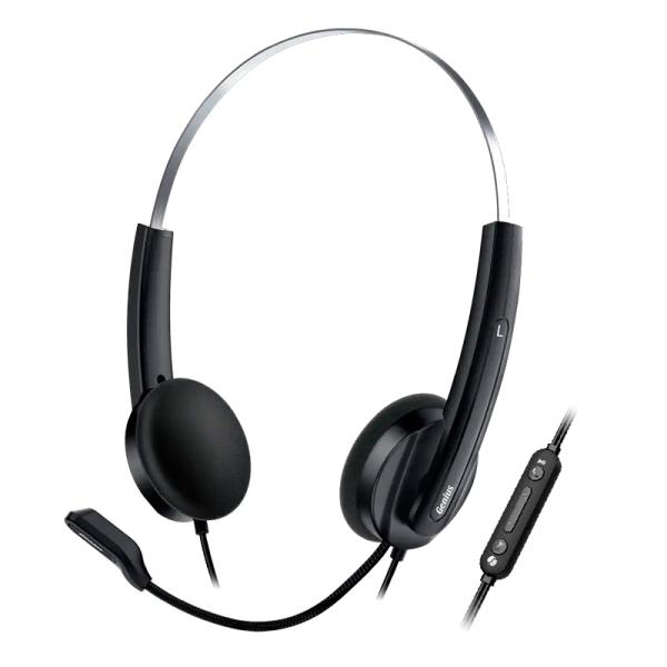 Headset Genius RS2 HS-220U Alambrico USB-C 2.4m 31710032401 - Negro