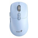 Mouse Genius NX-8080S Inalambrico (bluetooth / 2.4ghz) 1600DPI 31030042402 - Celeste
