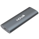 Encapsulador USB 3.2 GEN2 Tipo C Nova AEK02041001C M.2 Nvme (2230/2242/2260/2280) 5V - Gris Oscuro