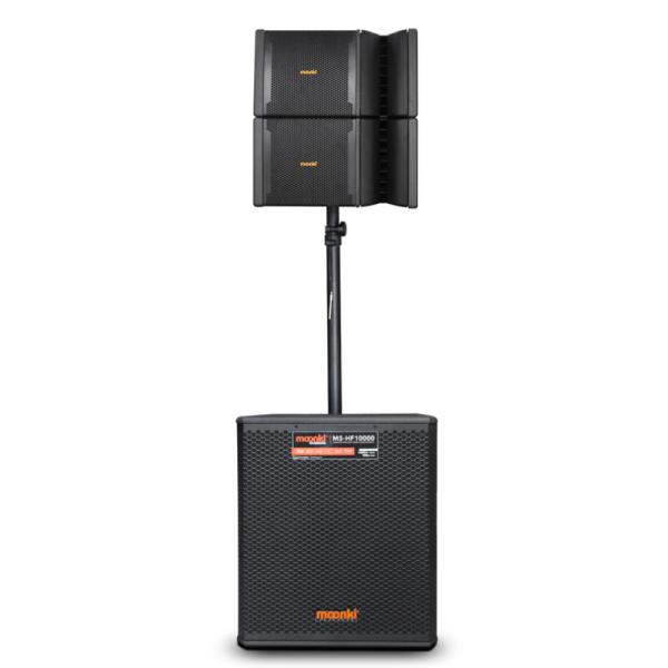 Parlante Moonki MS-HF10000 900W Alambrico con Subwoofer - Negro