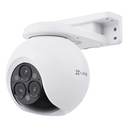 Cámara de Seguridad Ezviz H80F Multi 2K WIFI Ai Lentes 2.8/6/12mm Ir 30M Audio 2 Vías 303103464 - Blanco