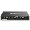 Switch Mercusys Ms110p(un) 10 Puertos RJ45 con 8 Puertos Poe+10/100 Mbps - Negro