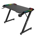 Escritorio Gaming Aerocool GD3 RGB Acero con Posavasos y Soporte para Headset Tegd-4033011.11 - Negro