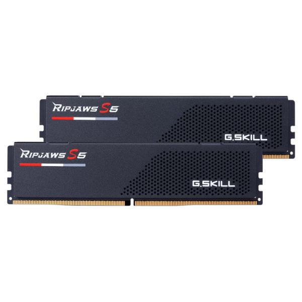 Memoria RAM Pc 32GB (2x16gb) G.skill Ripjaws S5 DDR5 6000MHZ CL32 1.35v F5-6000J3238F16GX2-RS5K - Negro