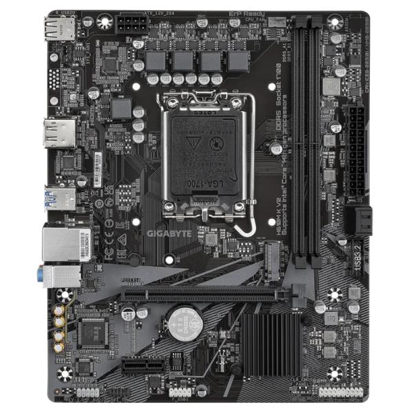 Tarjeta Madre Gigabyte H610M K V2 LGA1700 Micro Atx DDR5 - Negro