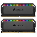Memoria RAM Pc 16GB (2×8gb) Corsair Dominator Platinum RGB DDR4 3600MHZ CL18 1.35v RGB Cmt16gx4m2c3600c18 - Negro