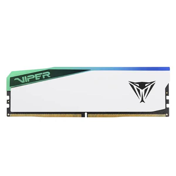 Memoria RAM Pc 16GB Patriot Viper Elite 5 RGB DDR5 6000MHZ CL30 1.35v Pver516g60c30w - Blanco