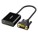 Adaptador Ugreen CM513 VGA a HDMI 1080P 60HZ 50945 - Negro