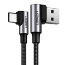 Cable USB-A Angulo Recto a USB-C Angulo Recto Ugreen US176 2M 20857 - Gris
