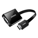Adaptador HDMI a VGA Ugreen MM103 1 Puerto Micro USB y 1 Puerto 3.5mm 25CM 40248 - Negro
