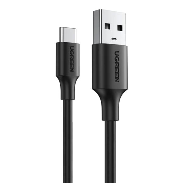 Cable Ugreen US287 USB-A 2.0 a USB-C 2M Carga Rapida 60118 - Negro