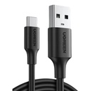 Cable Ugreen US184 USB-A 3.0 a USB-C 1.5m 20883 - Negro