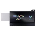 HD Solido Externo 512GB Adata SC730 USB 3.2 Gen 2 Tipo C/a 600 Mb/s 600 Mb/s SC730-512G-CACTI - Negro