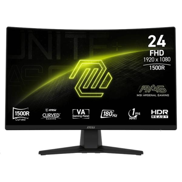 Monitor Gaming MSI MAG 242C 23.6" Curvo 180 Hz Anti-Glare