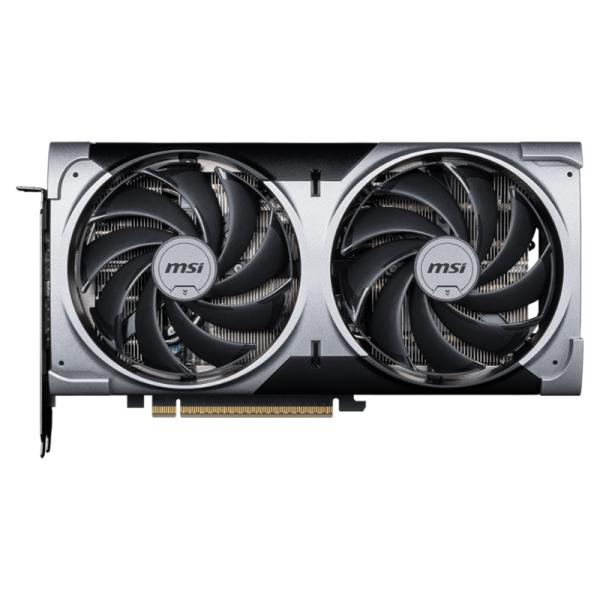 Tarjeta de Video Msi Geforce Rtx 5070 12G Ventus 2X Oc GDDR7 2557 Mhz 912-V532-009 - Negro / Plateado