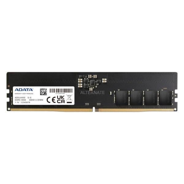 Memoria RAM Pc 32GB Adata AD5U480032G-S DDR5- 4800MHZ - Negro
