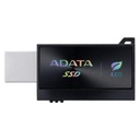 HD Solido Externo 1TB-ADATA SC730 USB 3.2 Gen 2 Tipo C/tipo a 600 Mb/s 600 Mb/s SC730-1T-CACTI - Negro