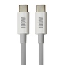 Cable USB-C a USB-C 3.1 Nova 100W FAD30818001C 1.8m - Blanco