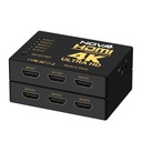 Switch Nova FAA39214001C 5 Puertos HDMI 4k*2k@30hz con Control Remoto y Cable USB-A - Negro