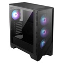 Case Gaming RGB Msi Mag Forge 321R Airflow Mid Tower Ventiladores 4 de 120MM con Vidrio Lateral 306-7G23R15-HH9 - Negro