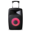 Parlante Moonki MS-P112B 150W Bluetooth con Dos Microfonos Inalámbricos - Negro