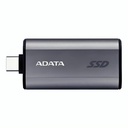 HD Solido Externo 2TB Adata SC750 USB 3.2 Gen 2 Tipo C 1050 Mb/s 1000 Mb/s SC750-2000G-CCBK - Gris