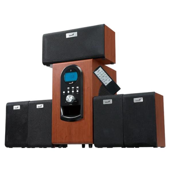 Parlante Genius Sw-hf5.1 6000 II 200W Alámbrico Rca 31730018401 - Madera