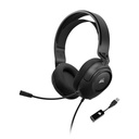 Headset Gaming Corsair HS35 Surround V2 Alámbrico 3,5 Mm con Adaptador USB Incluido CA-9011386-NA - Negro