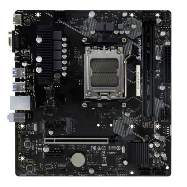 Tarjeta Madre Biostar A620MH Aurora AM5 MICRO-ATX DDR5 - Negro